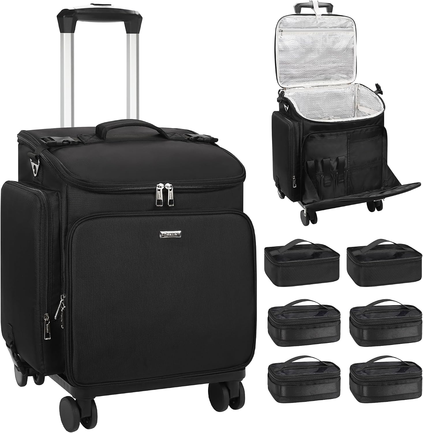 Travel Bags - Rollende make-up koffer, haarstyling tas, reistas,