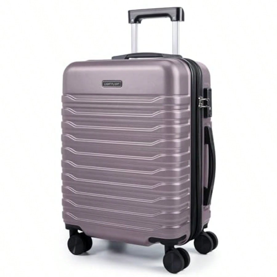 Spinner Wheel Rolling Suitcase 20 Inch - Uitbreidbare handbagage 22x14x9, geschikt voor vliegtuigen,