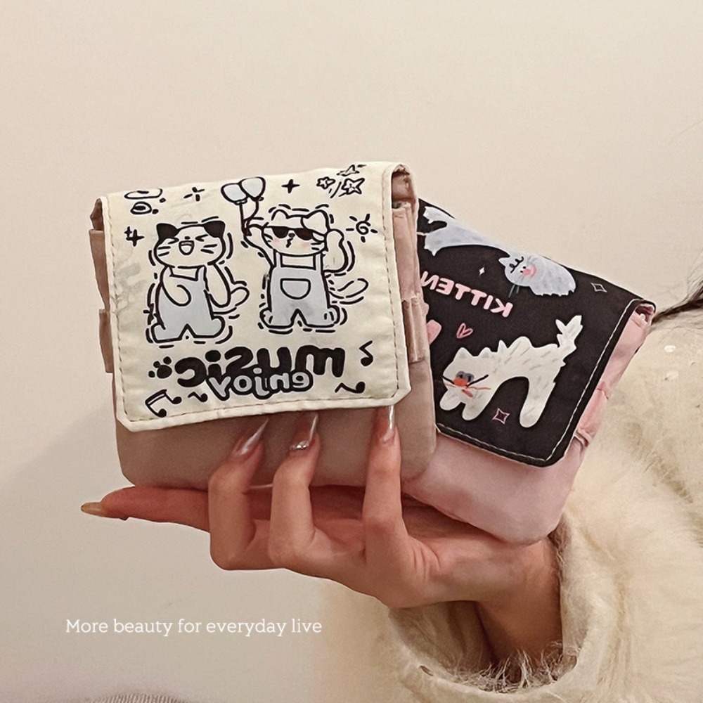 Cosmetic Bags - Nieuwe datakabels organizer, maandverbandentas, grote capaciteit,