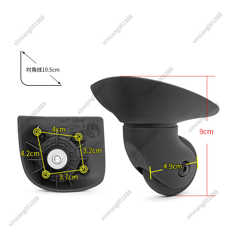 Silent Replacement Luggage Wheels - Voor Samsonite V22 bagagereparatieonderdelen JY-102 Silent