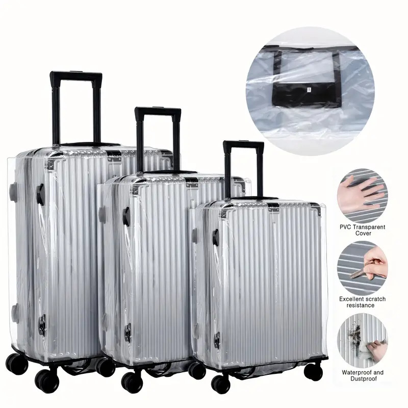 Luggage Protective Cover Transparent - 18-30 Inch Koffer Pvc Hoes Beschermer,