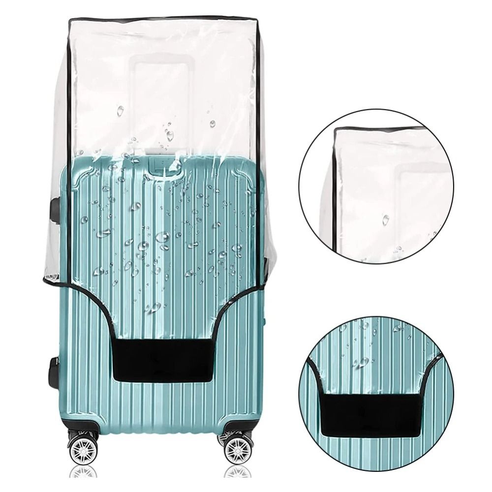 Luggage Protective Cover Transparent - Nieuwe reiskofferbeschermer PVC transparante bagagehoes duurzame