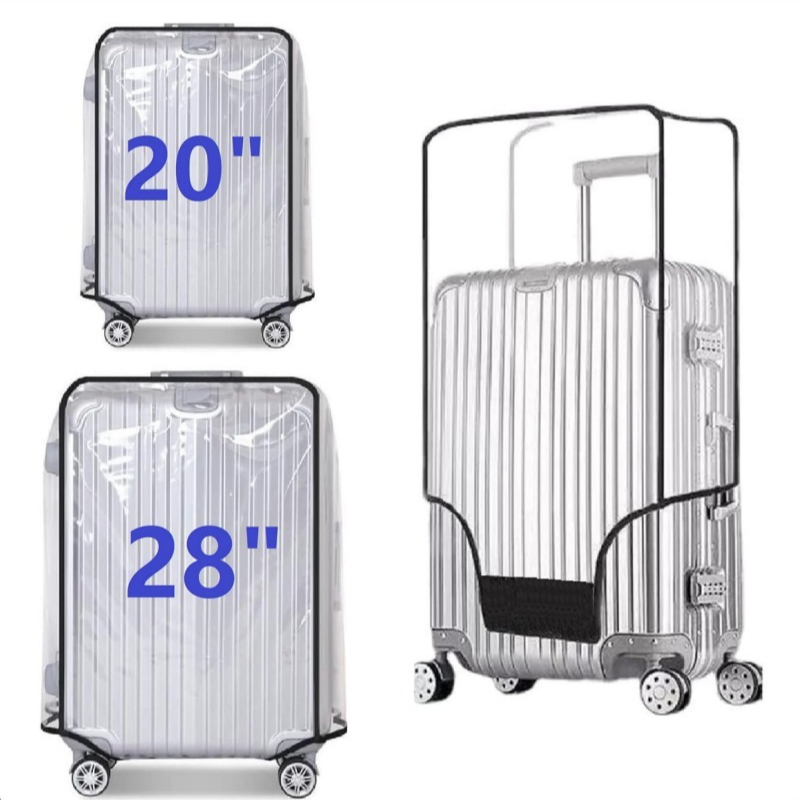 Luggage Protective Cover Transparent - Waterdichte kofferstofkap op wielen Doorzichtige PVC