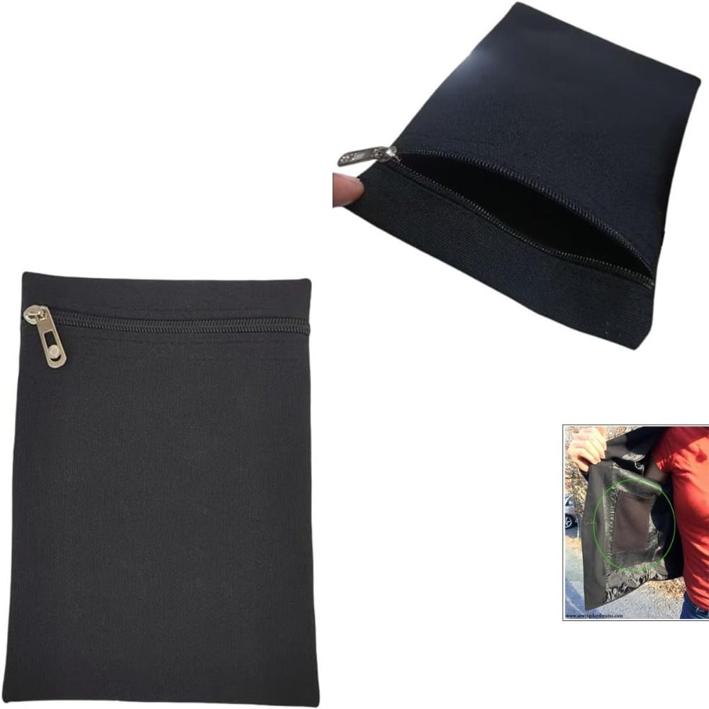 Wallets - Nieuw met rits, ingebouwde verborgen zijzak,