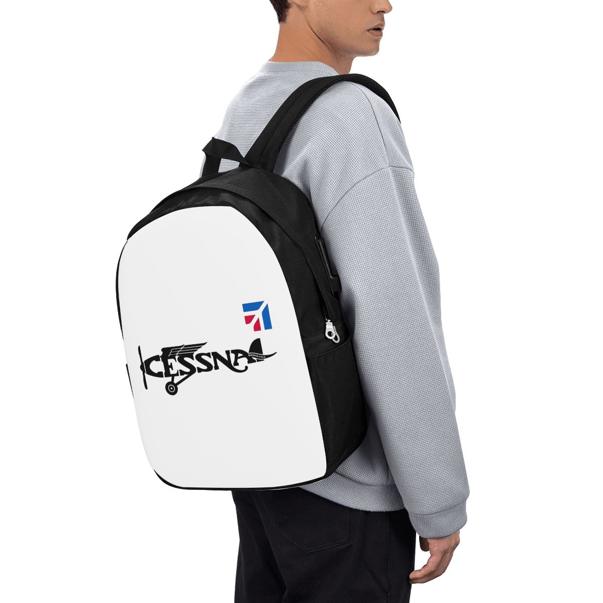Travel Bags - Cessna Logo Rugzak Reisnotebooktas Computer Student
