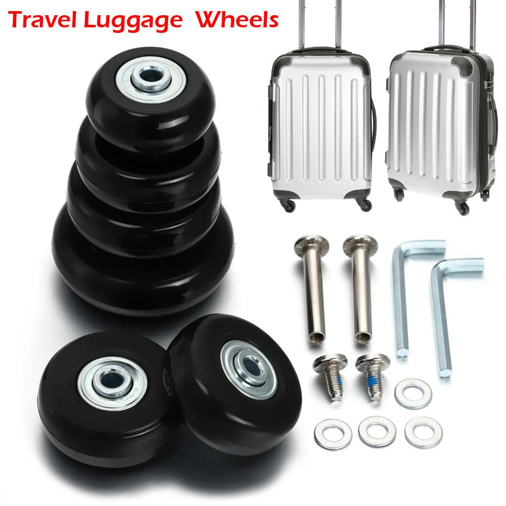 Silent Replacement Luggage Wheels - 2/4 Stuks 57-59 Mm Glijdende Vervanging