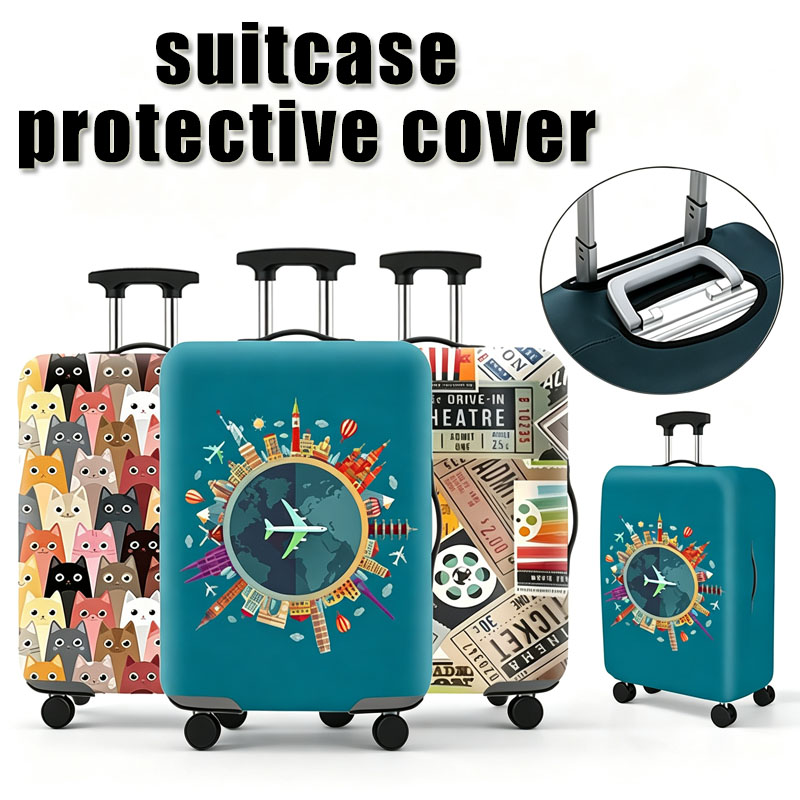 Waterproof Suitcase Cover Protector - Nieuwe Reiskoffers Protector Carrier Waterdichte hoes