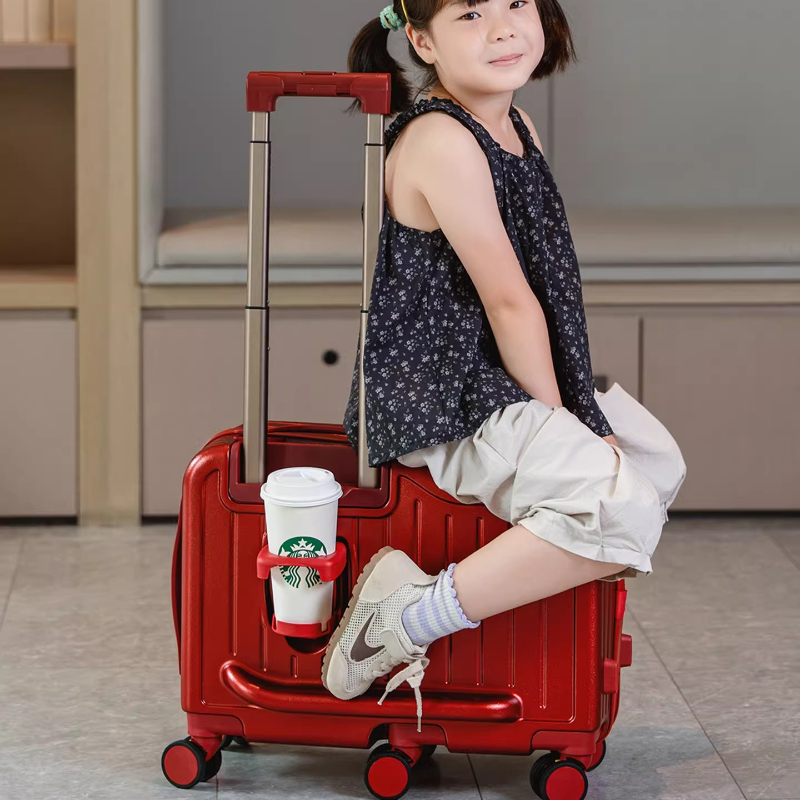Spinner Wheel Rolling Suitcase 20 Inch - Nieuwste ontwerp kinderkoffer zitten en rijden