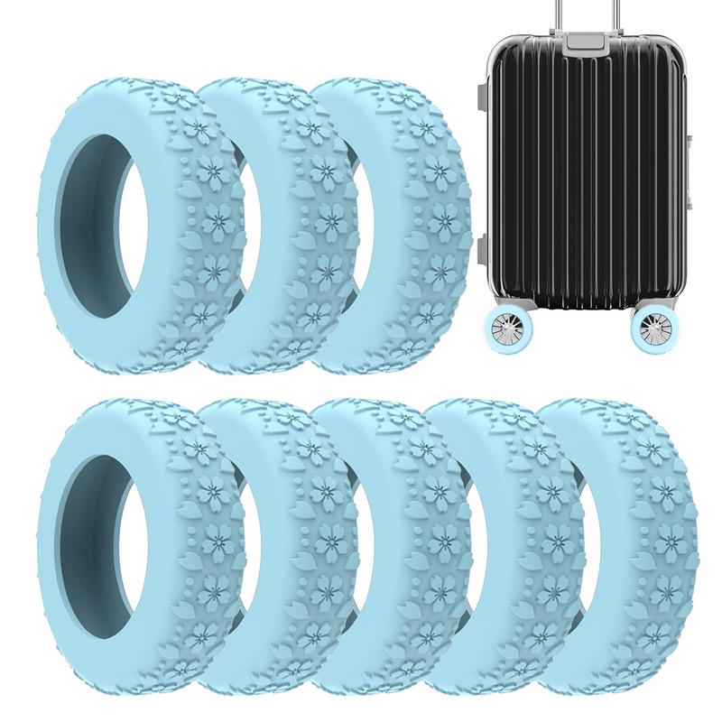 Waterproof Suitcase Cover Protector - Bagage Wieldoppen 8x Siliconen Waterdichte Wielen