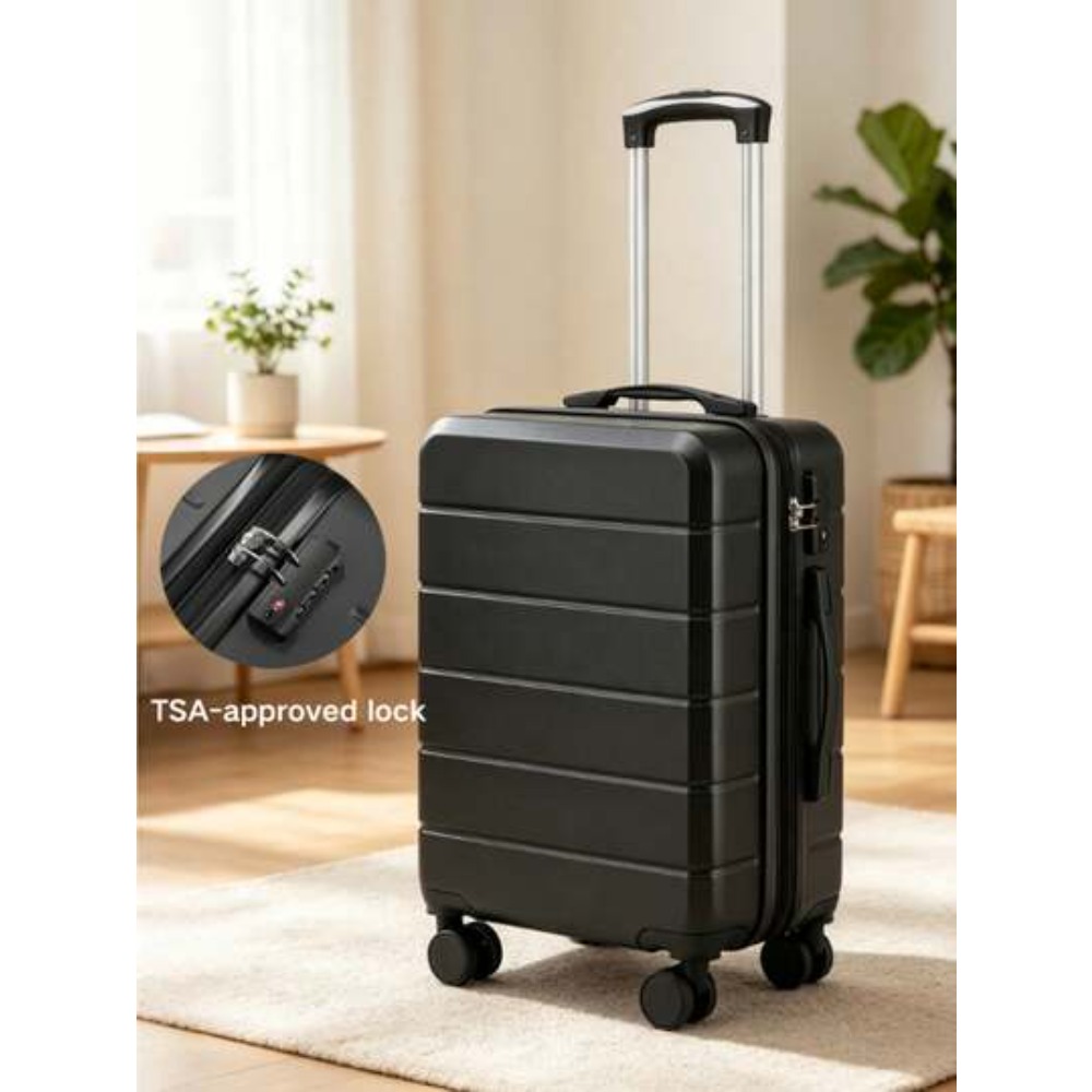 Cabin Size Lightweight Travel Trolley - 20 inch uitbreidbare ABS hardcase handbagage