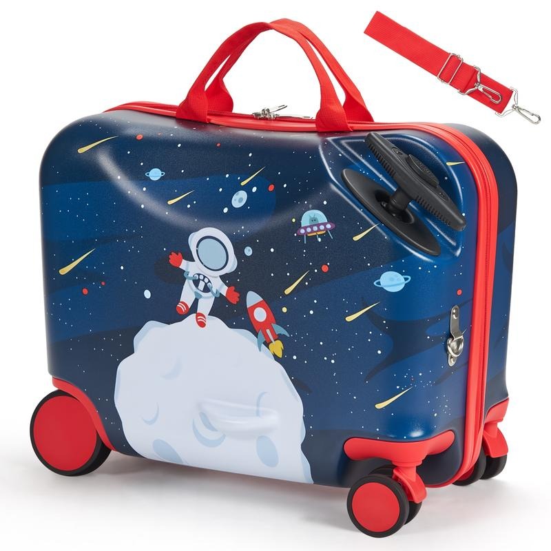 Kids Ride On Suitcase Scooter - Ride-on koffer 18 inch lichtgewicht kinder