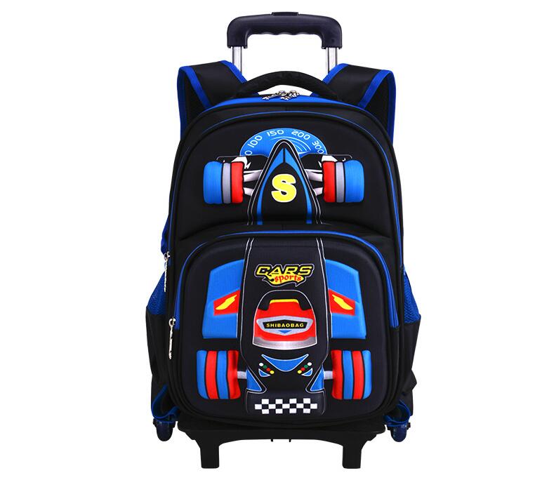 Foldable Rolling Luggage Bag - Kinderen Schoolrugzakken op wielen Kinderen Reistrolley's