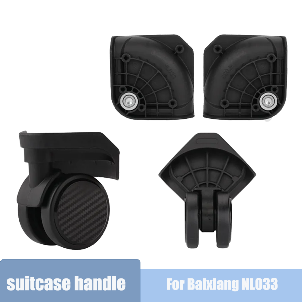 Silent Replacement Luggage Wheels - Vervanging voor Baixiang NL033 spinnerwielen set