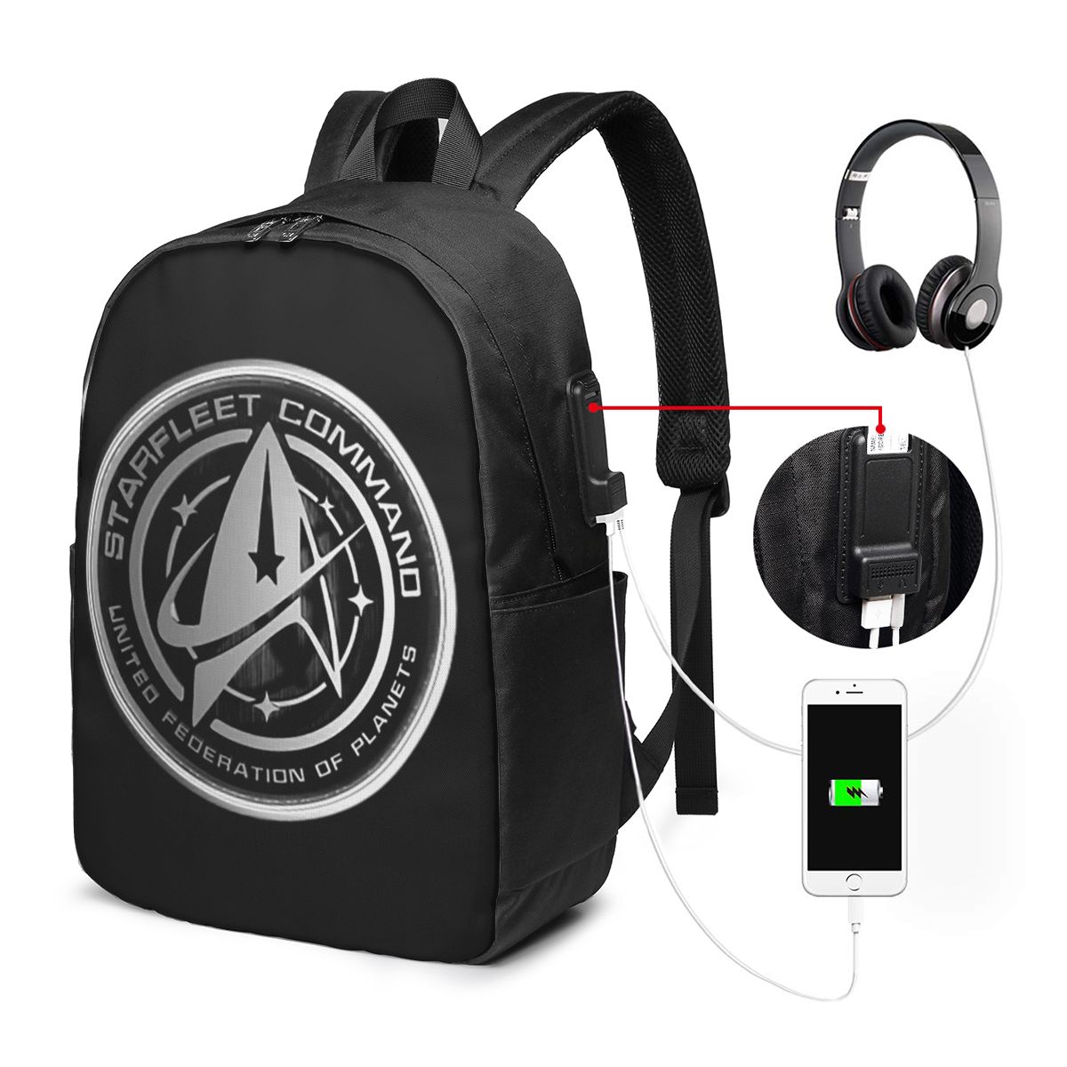 Travel Bags - Star Treks Science Fiction TV-serie Rugzak