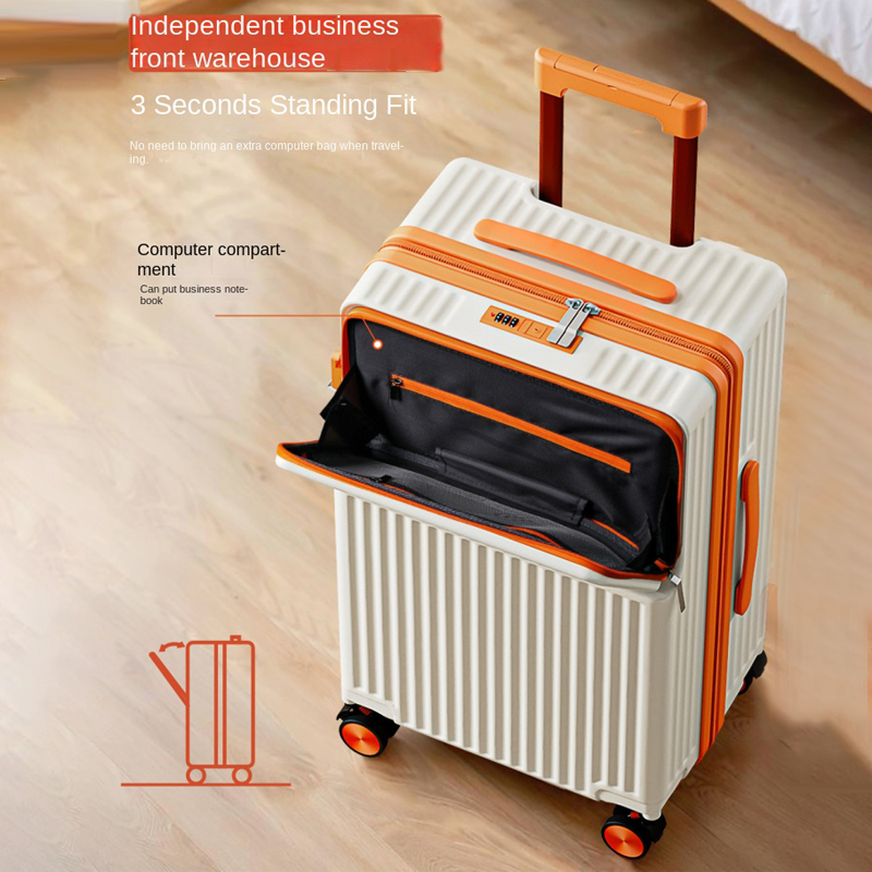 Front Opening Laptop Luggage 24 Inch - Stijlvolle 20 24-inch reiskoffer Zakelijke laptoptas
