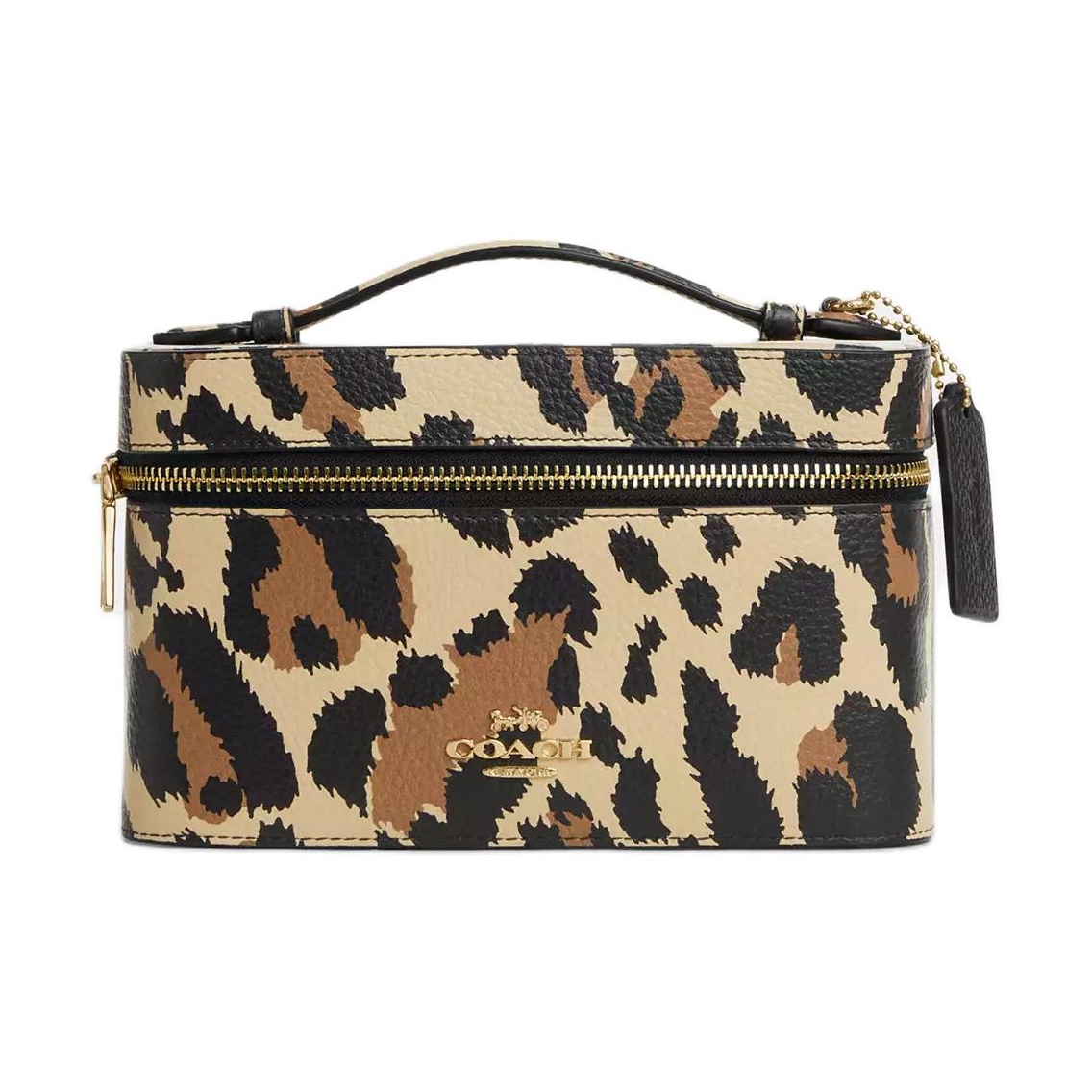 Cosmetic Bags - COACH Cosmetische Schoudertas van Gepatineerd Leer