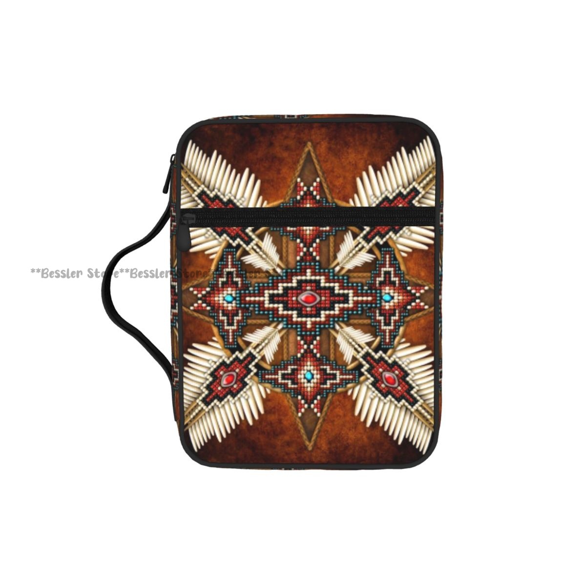 Handbags - Bijbeltas met rits en handvat, Native