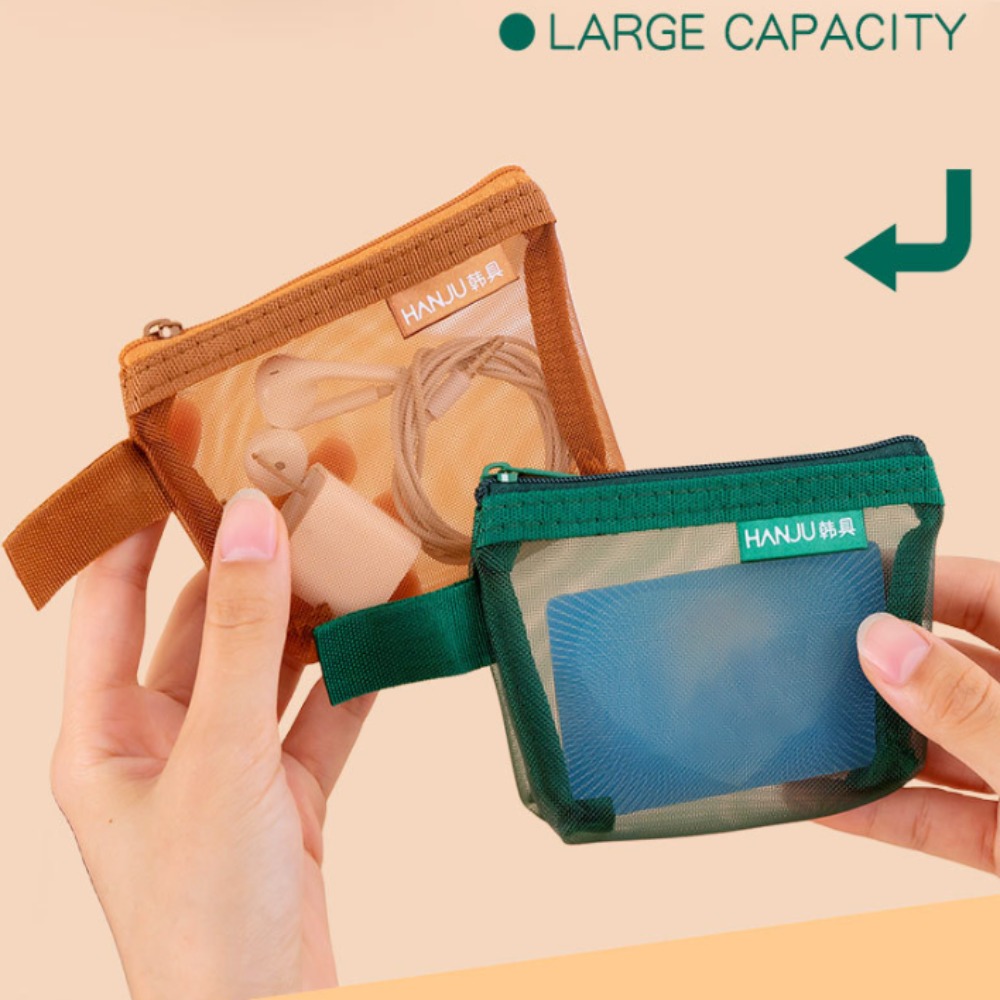 Wallets - Nieuwe reistas van mesh-stof, mini nylon