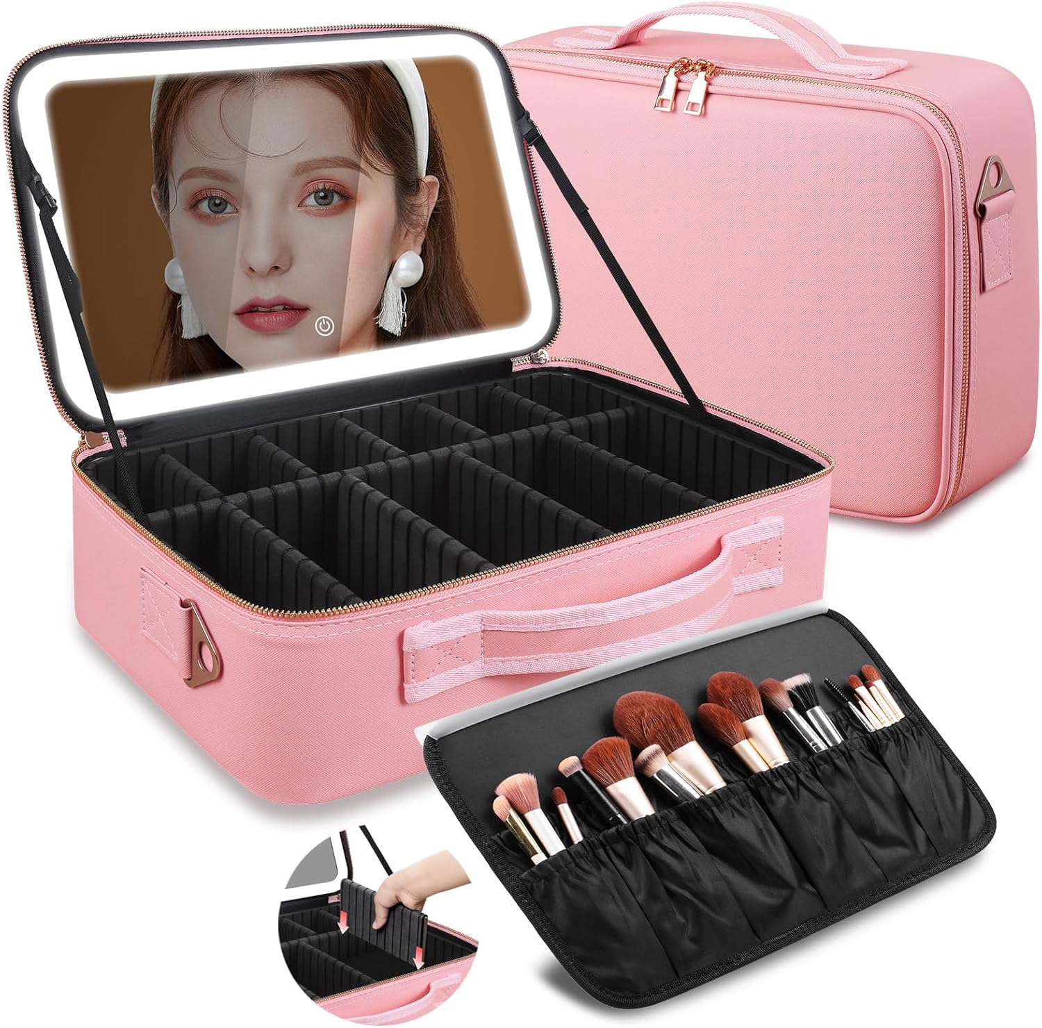 Cosmetic Bags - Grote capaciteit make-up tas 15''x11'' met
