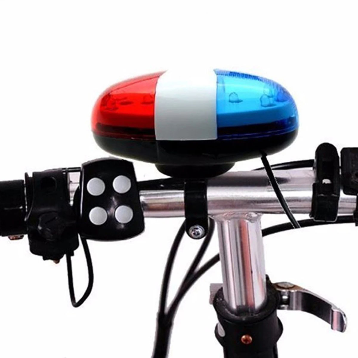 Kids Ride On Suitcase Scooter - Fietsen Bel Politieauto Licht 6 LED