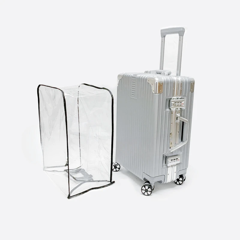 Luggage Protective Cover Transparent - Transparante PVC-bagagehoes voor grensoverschrijdend reizen, beschermhoes