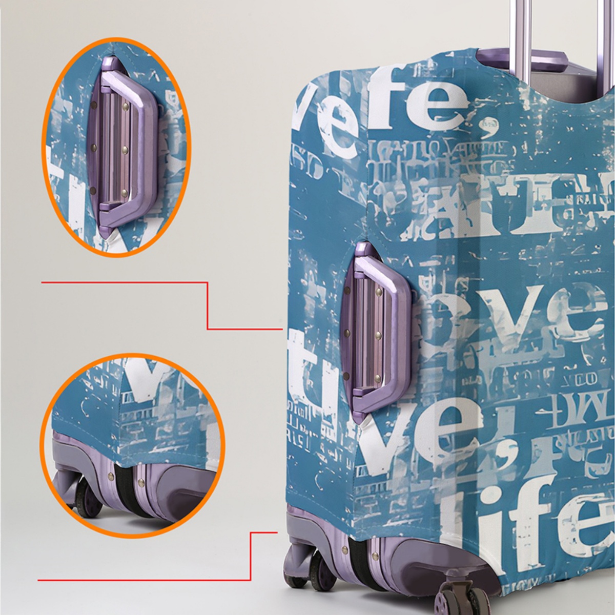Bagagehoesbeschermer Elastisch - Waterproof Suitcase Cover Protector recensie en prijs