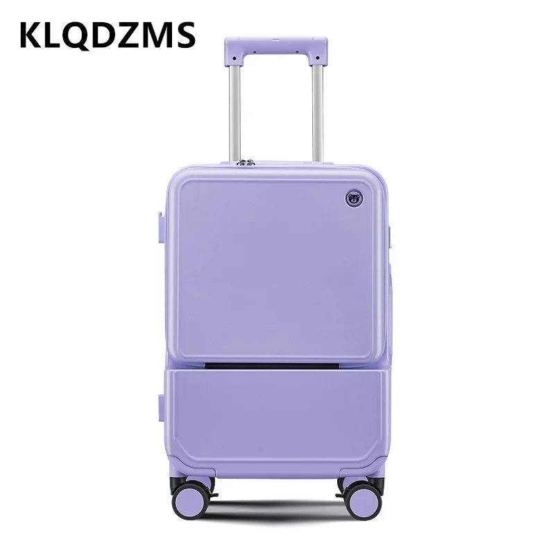KLQDZMS Koffer met aluminium f - Front Opening Laptop Luggage 24 Inch recensie en prijs
