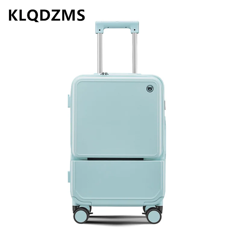 KLQDZMS Koffer met aluminium f - Front Opening Laptop Luggage 24 Inch recensie en prijs