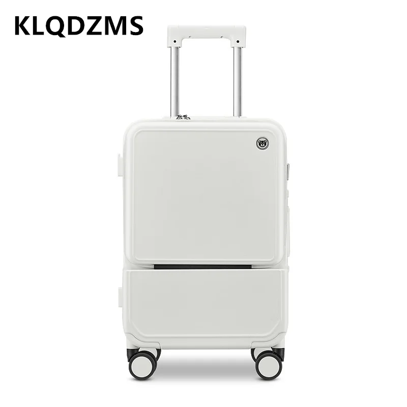 KLQDZMS Koffer met aluminium f - Front Opening Laptop Luggage 24 Inch recensie en prijs