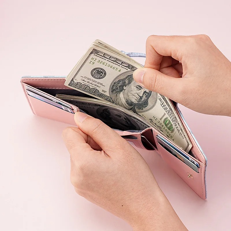 Portemonnee met drievoudige ri - Wallets recensie en prijs