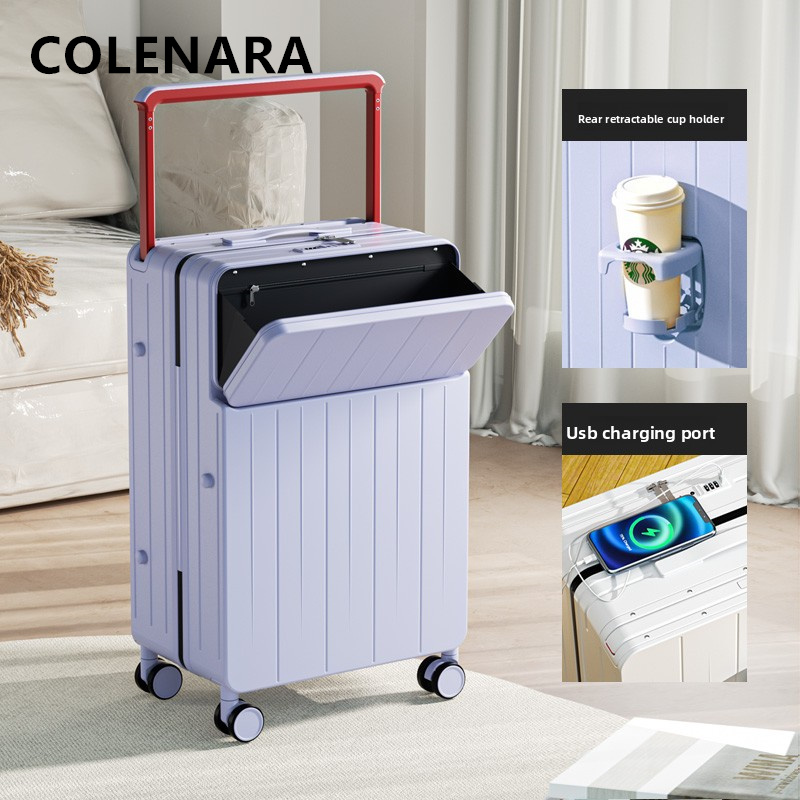 COLENARA Multifunctionele koff - Front Opening Laptop Luggage 24 Inch recensie en prijs