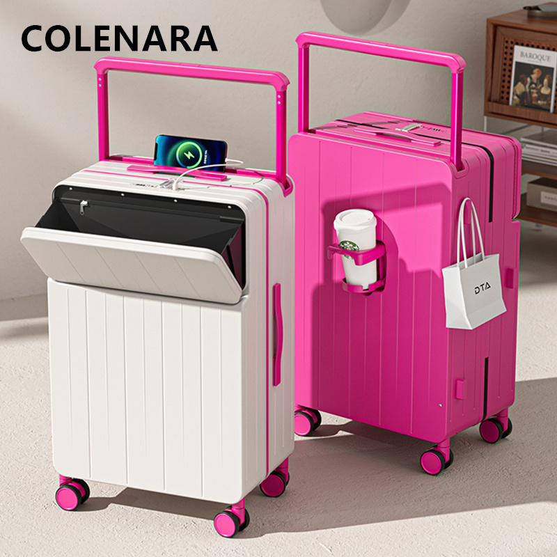 COLENARA Multifunctionele koff - Front Opening Laptop Luggage 24 Inch recensie en prijs