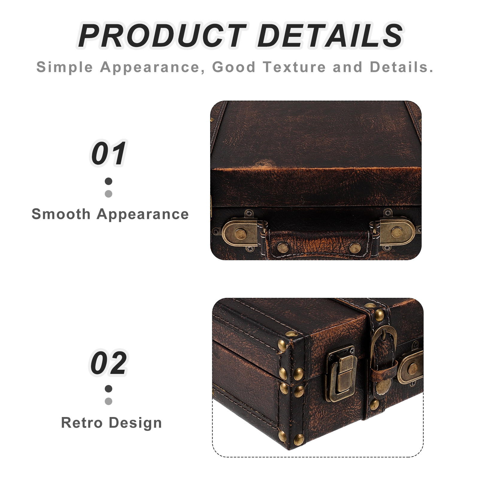 Vintage koffer foto-rekwisiet  - Retro Vintage Trunk Suitcase recensie en prijs