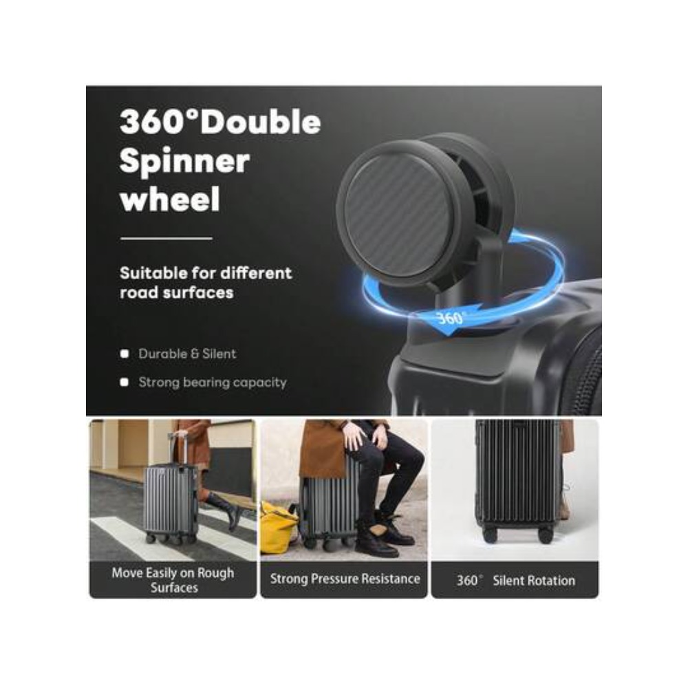 20 inch handbagage met bekerho - Spinner Wheel Rolling Suitcase 20 Inch recensie en prijs