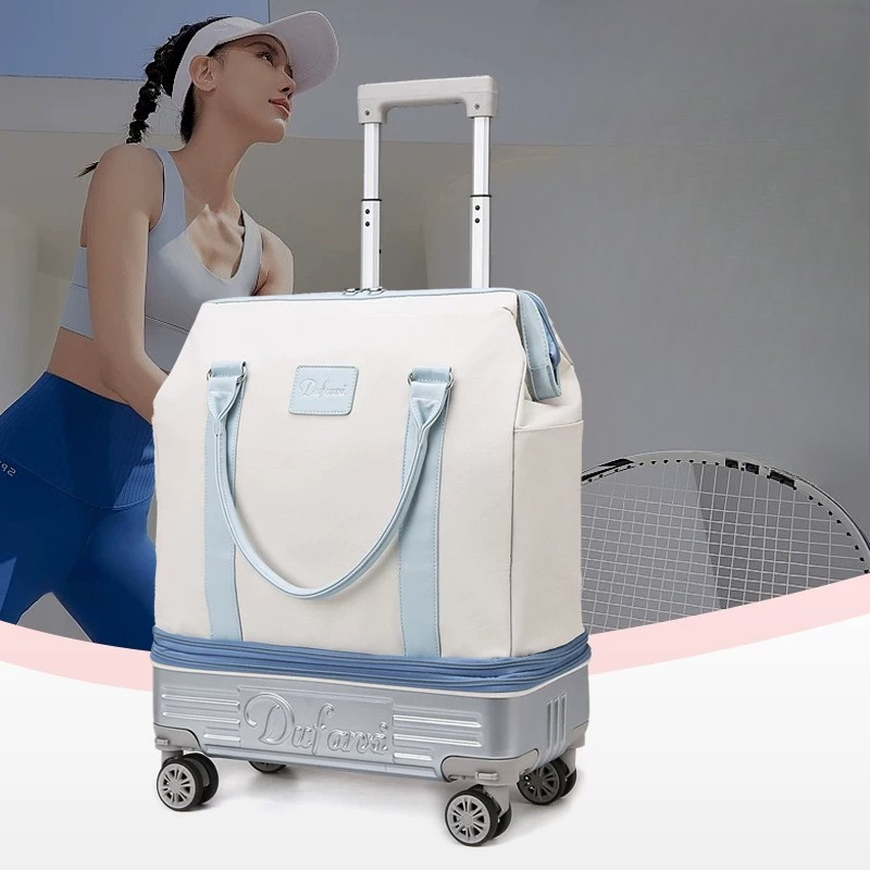 Opvouwbare reistas met wielen, - Foldable Rolling Luggage Bag recensie en prijs