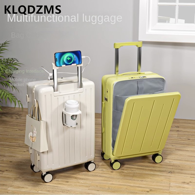 KLQDZMS Hoge kwaliteit koffer  - Front Opening Laptop Luggage 24 Inch recensie en prijs