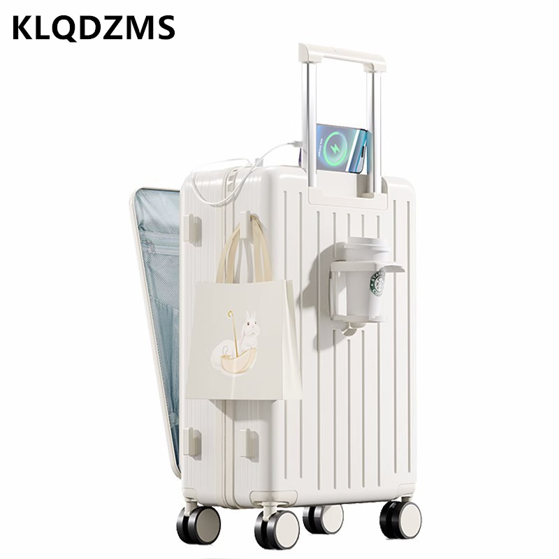 KLQDZMS Hoge kwaliteit koffer  - Front Opening Laptop Luggage 24 Inch recensie en prijs