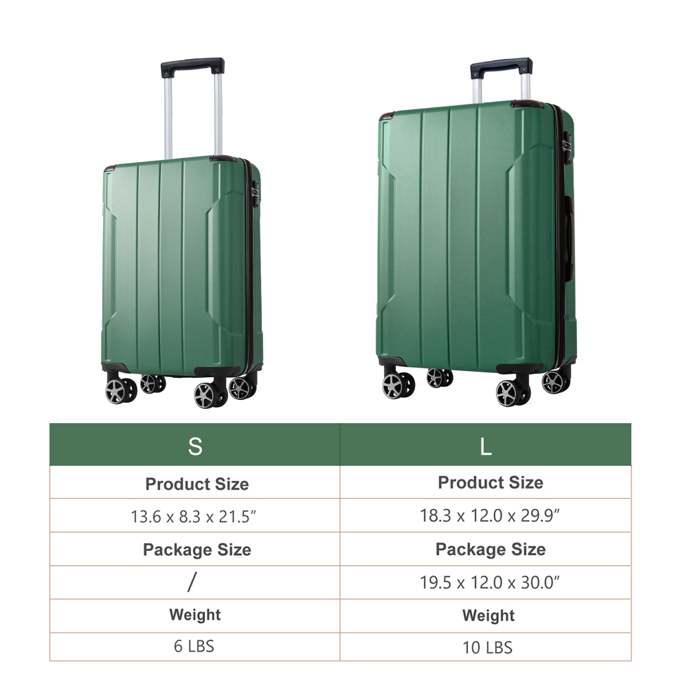 2-delige uitbreidbare hardcase - Expandable Hard Shell Luggage Set recensie en prijs