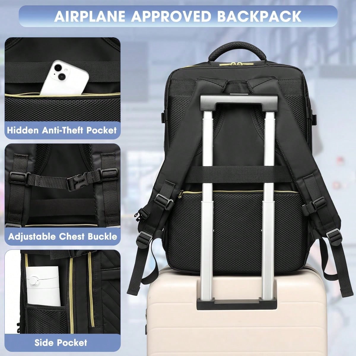 Grote handbagage reisrugzak -  - Luggage recensie en prijs