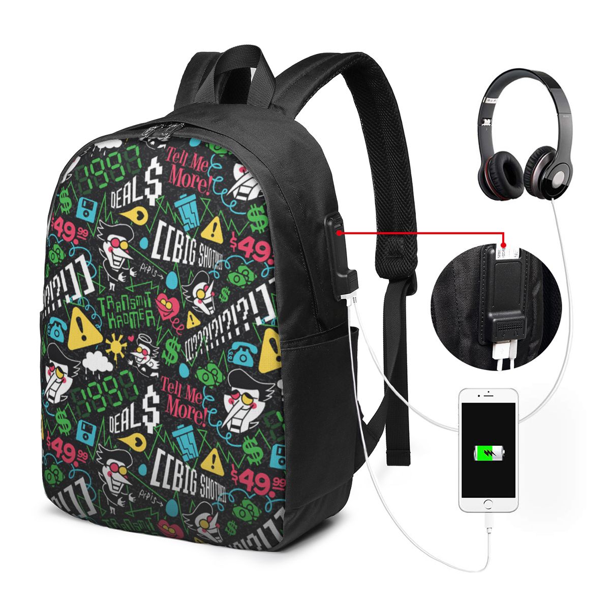 Deltarune SPAMTON G Rugzak Rei - Travel Bags recensie en prijs