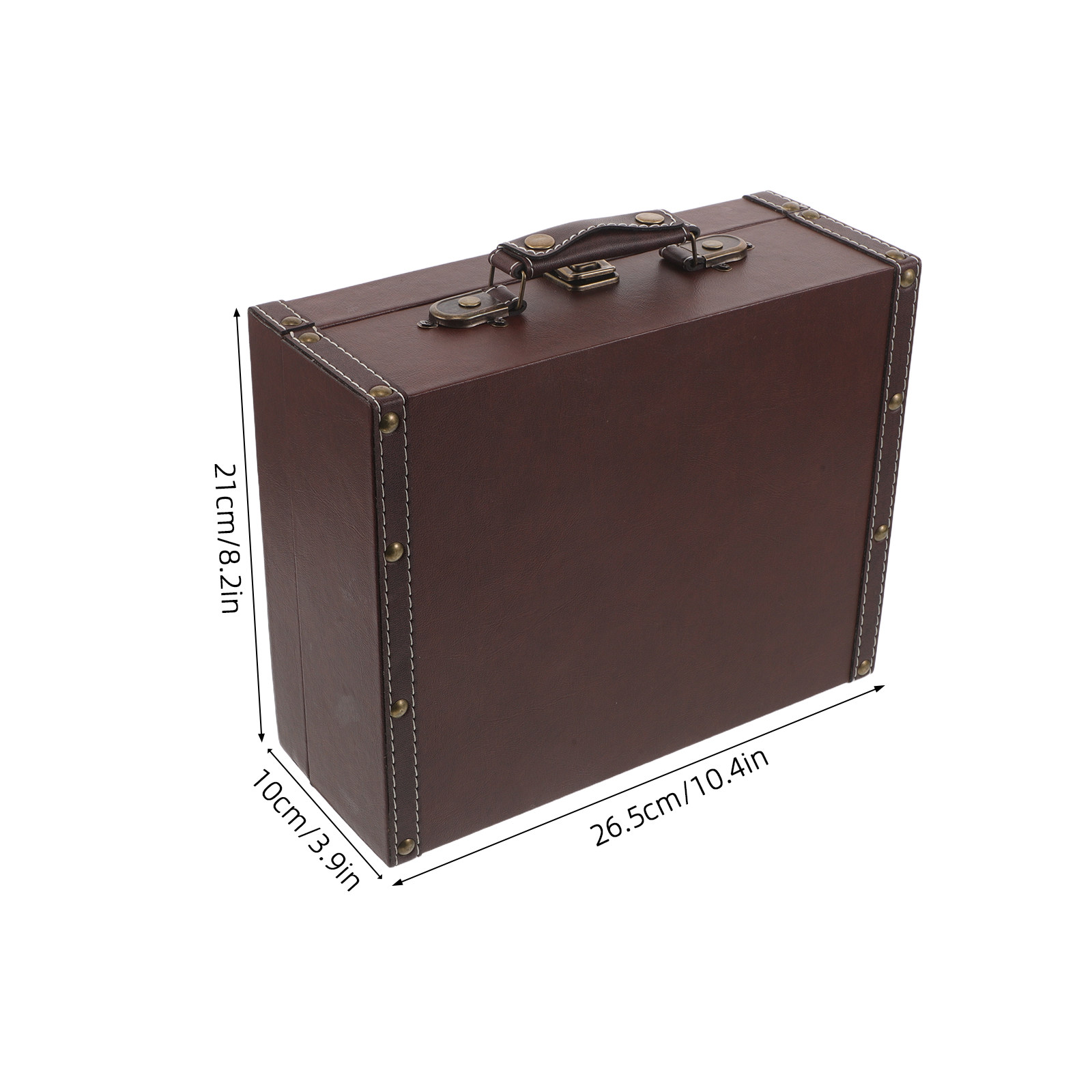 Vintage koffer als rekwisiet,  - Retro Vintage Trunk Suitcase recensie en prijs