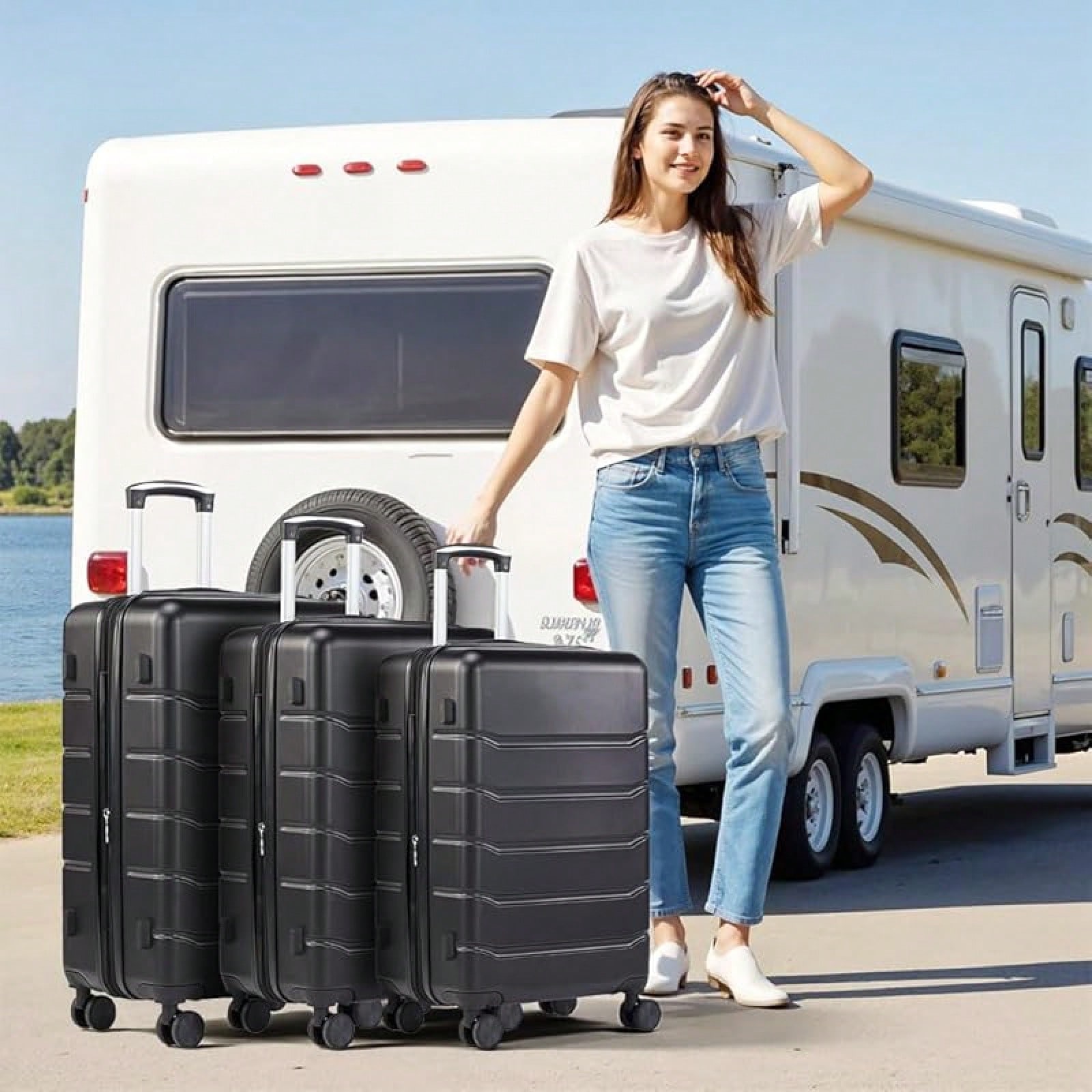 3-delige bagagesets, harde han - Expandable Hard Shell Luggage Set recensie en prijs