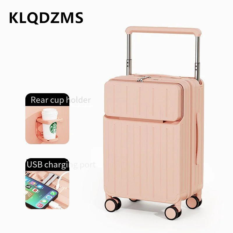 KLQDZMS Koffer met opening aan - Front Opening Laptop Luggage 24 Inch recensie en prijs