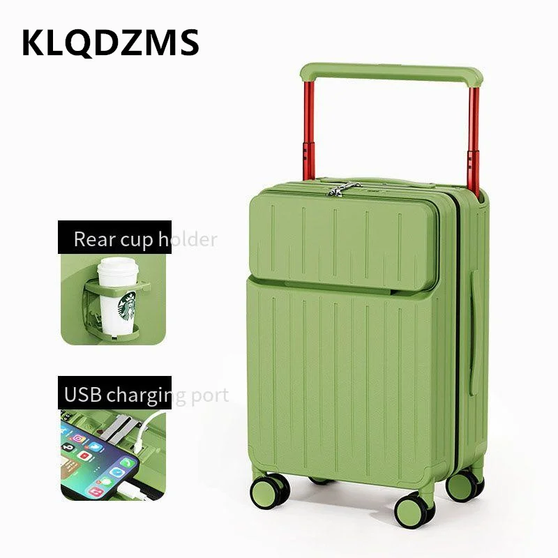 KLQDZMS Koffer met opening aan - Front Opening Laptop Luggage 24 Inch recensie en prijs