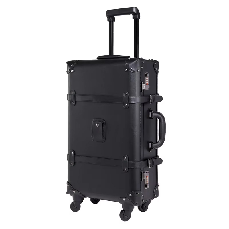 Nieuwe Retro Rolling Bagage Sp - Retro Vintage Trunk Suitcase recensie en prijs
