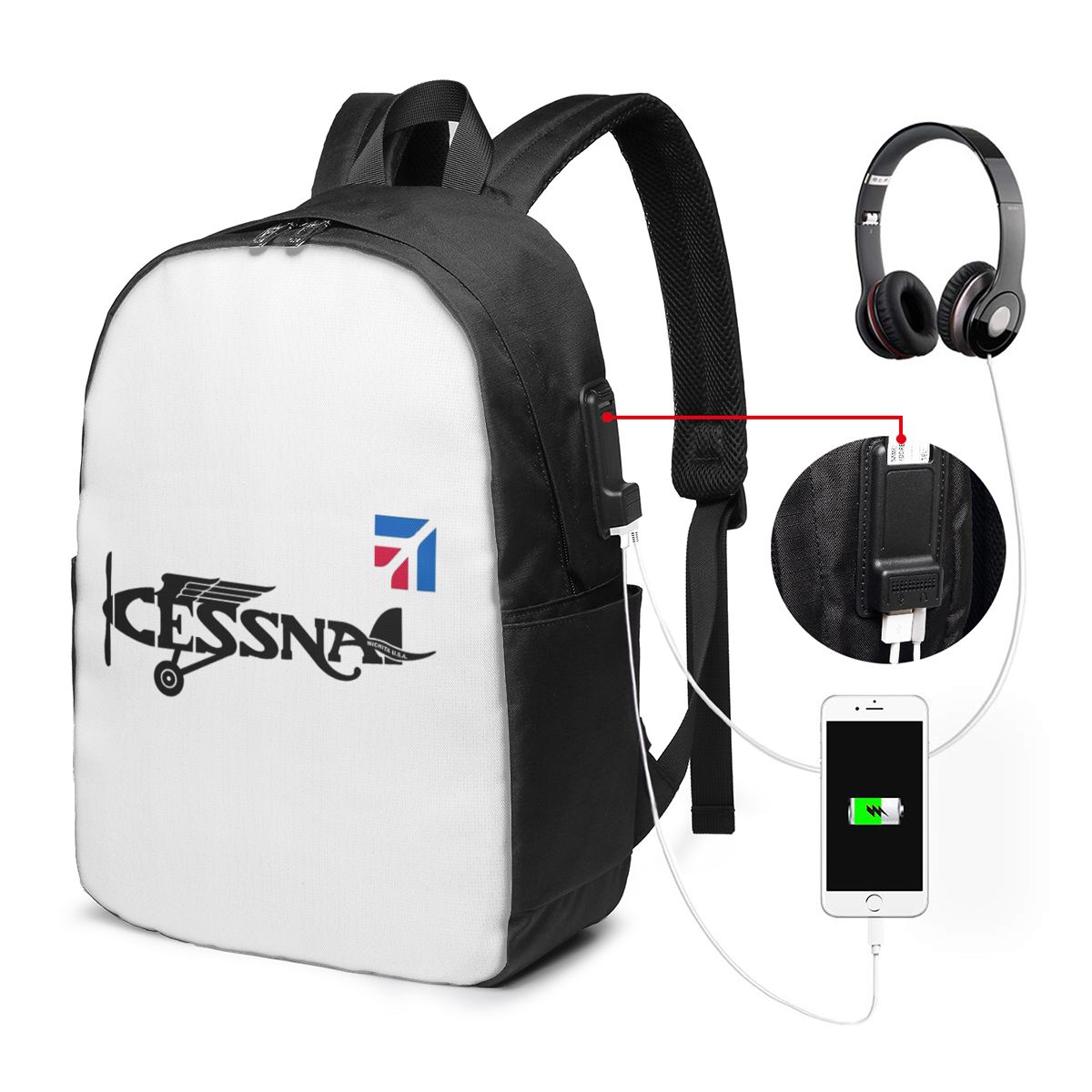 Cessna Logo Rugzak Reisnoteboo - Travel Bags recensie en prijs