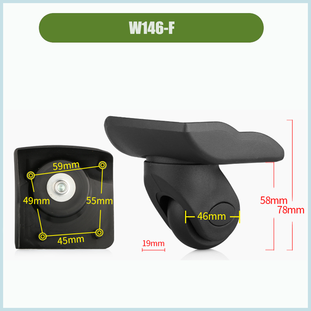 Vervangende spinnerwielen-set  - Silent Replacement Luggage Wheels recensie en prijs