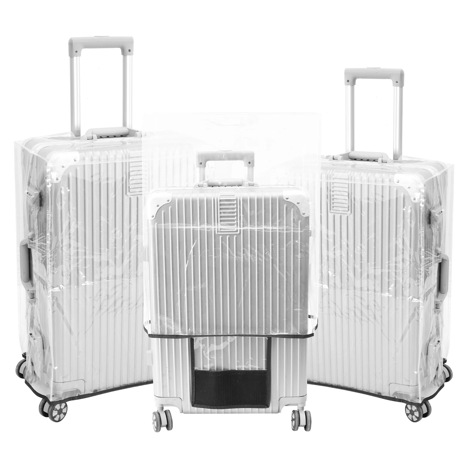 3 Stuks Transparante Pvc Bagag - Luggage Protective Cover Transparent recensie en prijs