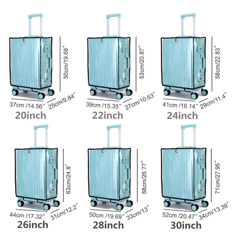 Nieuwe reiskoffer beschermhoes - Luggage Protective Cover Transparent recensie en prijs