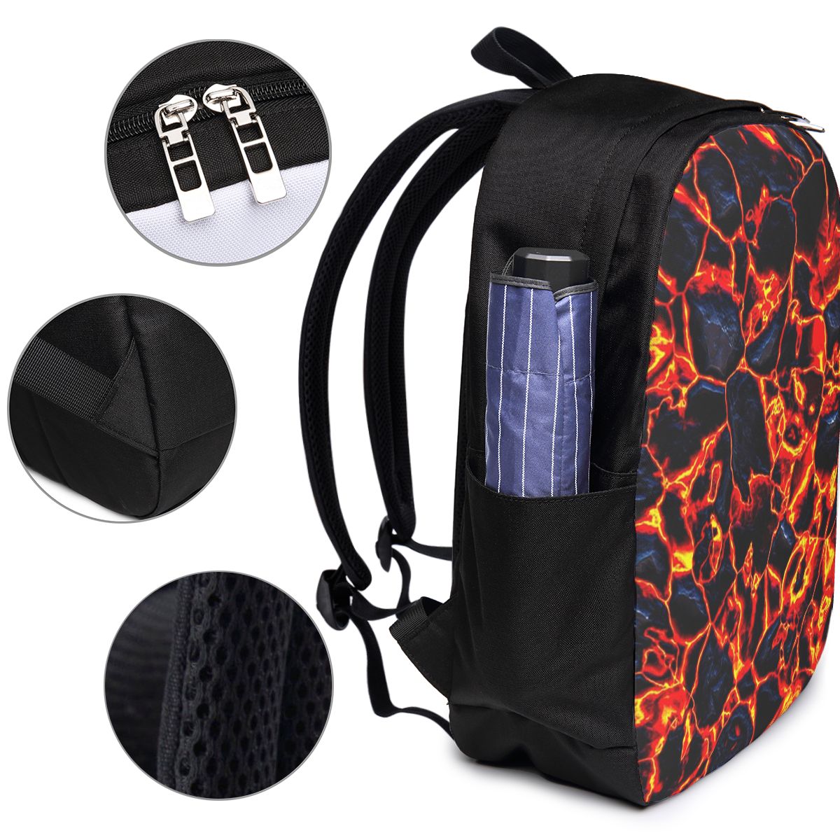 Magma Volcano Lava Fire Rugzak - Travel Bags recensie en prijs